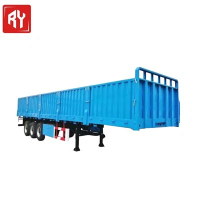 Remorque de paroi latérale à triple essieu